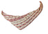 KNITTING PATTERN: Cotton Shimmer Beaded Crescent Shawl Stockinette stitch, garter stitch, easy to learn!